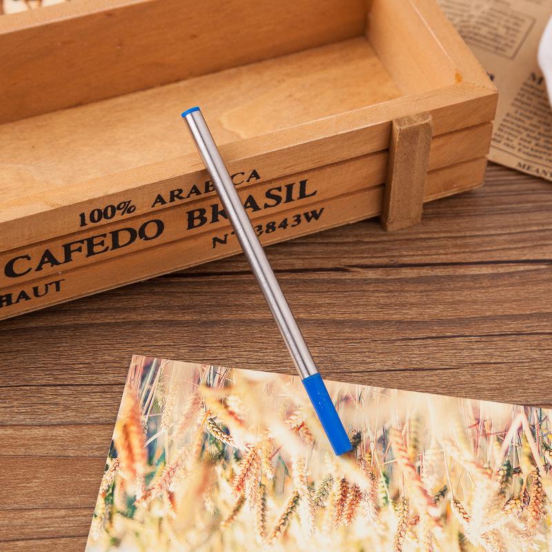 3 шт./5 шт. металлические стержни 0,5 мм для шариковой ручки-роллера, деловые ручки, стержни для шариковой ручки длиной 11 см, канцелярские принадлежности для офиса и школы