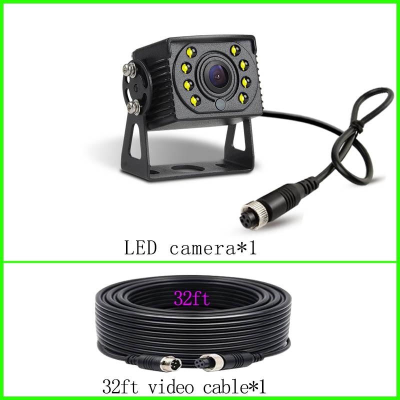 12 В/24 В камера заднего вида для парковки грузовиков, сверхпрочная, с ночным видением, водонепроницаемая, вид сзади автомобиля, изображение в обратном порядке для автомобилей/прицепов/пикапов