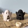 Spooky Shape Silicone Mold For Epoxy Resin Candle Holder Tealight Stand Crafting Halloween Decoration Cement Craft