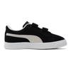 Puma Suede Classic Удобные Прочные Низкие Детские Кроссовки Детские кроссовки Черный Белый 385664-01