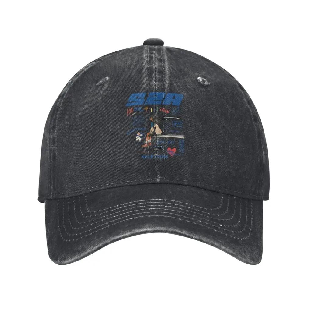 VintageInspired SZA Graphic demin Trucker Hat Outdoor Adventures Golf Hat Womens Baseball Cap