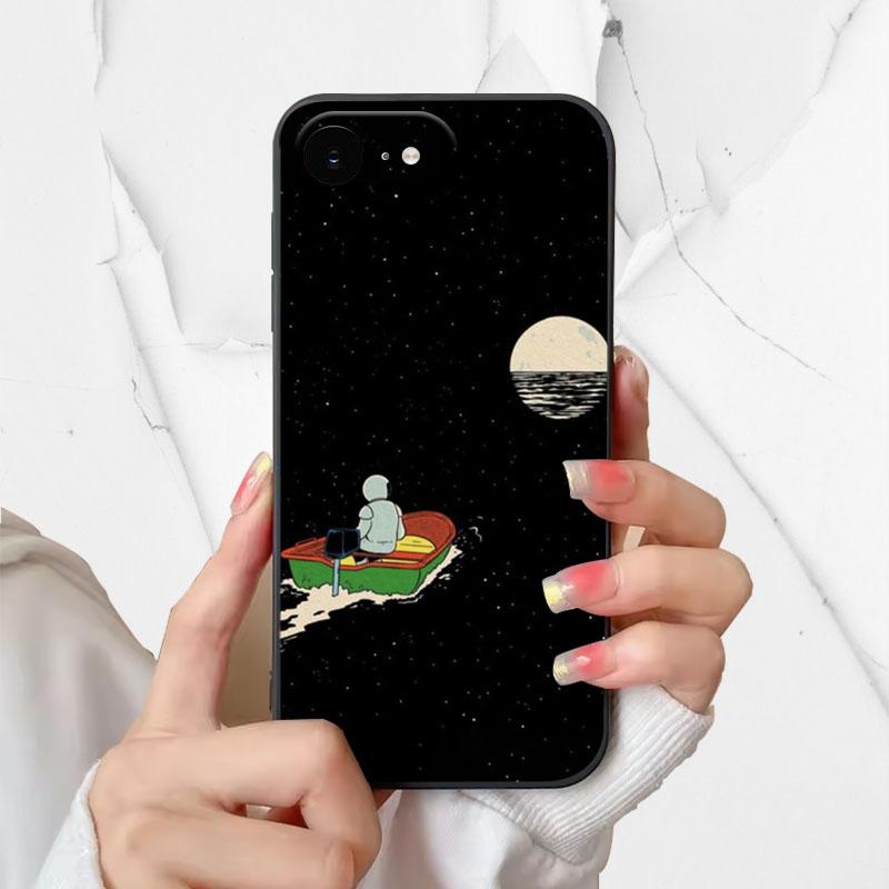 For iPhone 17e Case A3634 Fashion Cartoon Astronaut Silicone Soft TPU Phone Cover For iPhone 17e Shell Bumper A3575 Funda Coque