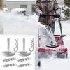 Heavy Duty Steel Replacement Skids Round Shaft Snow Plow Feet Snow Plow Skid Shoe  Plow Protection