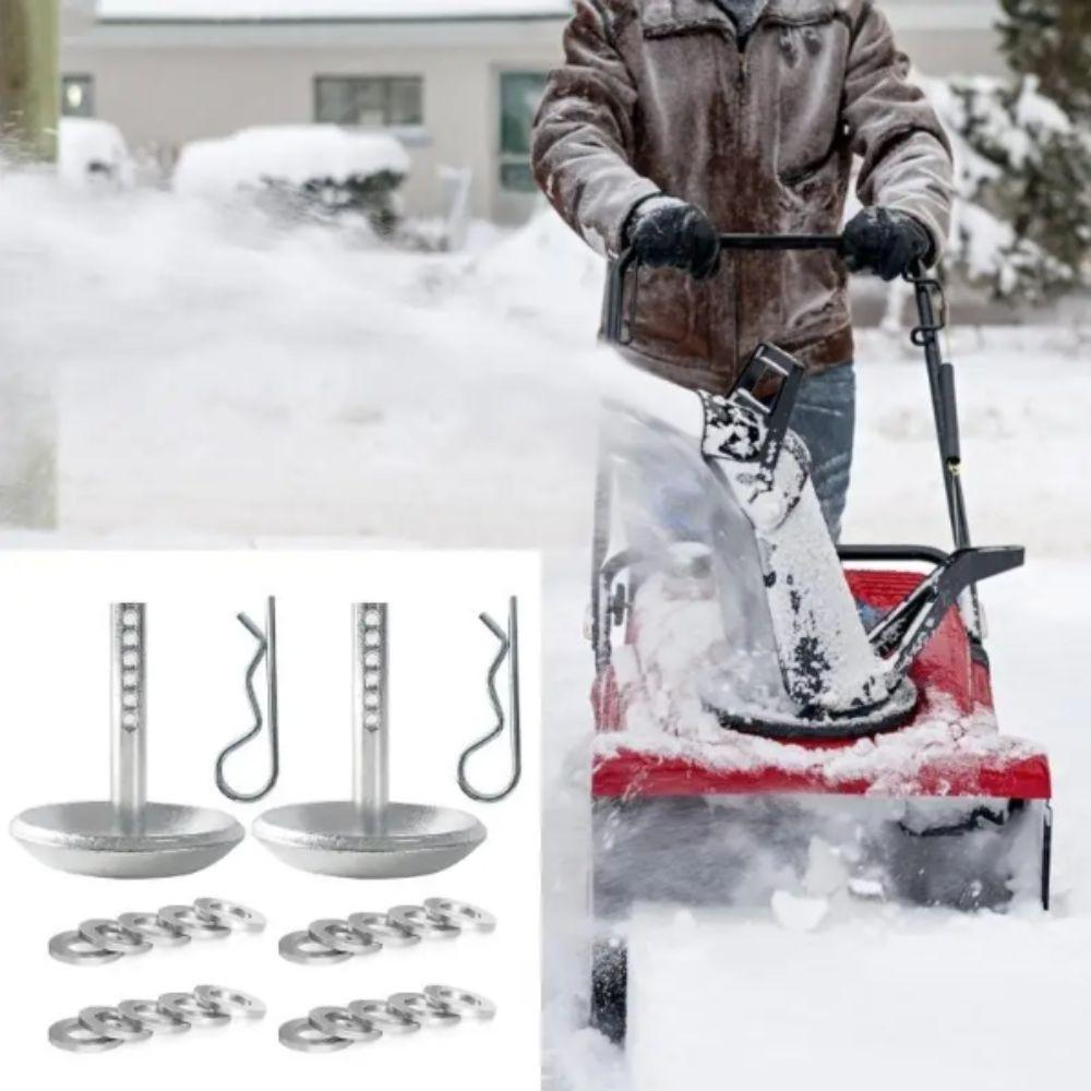 Heavy Duty Steel Replacement Skids Round Shaft Snow Plow Feet Snow Plow Skid Shoe Plow Protection