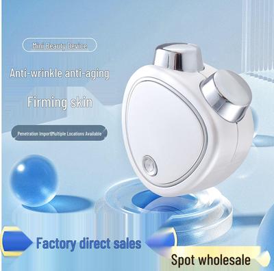 Микротоковый бьюти-девайс с двойным роликом - Портативный массажер для похудения и лифтинга лица