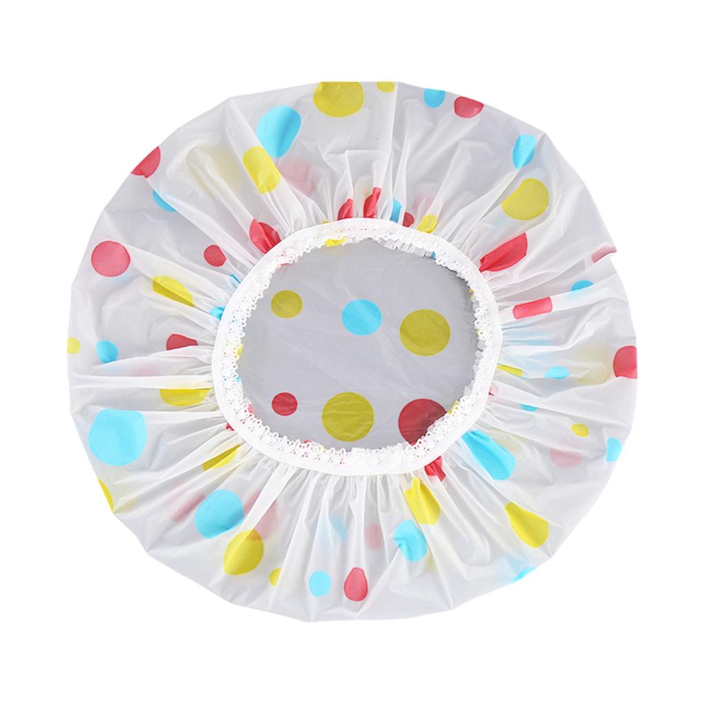 5 шт. Водонепроницаемая шапочка для душа женская бытовая для купания против жирности волос шапочка для душа шапочка для сухих волос