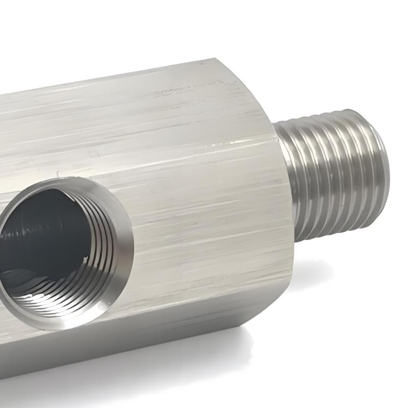 Адаптер давления масла с высоким расходом, двойные входы M10X1.0 и выход 1/8 NPT, герметичный инструмент для масляных соединений для улучшения масляных систем