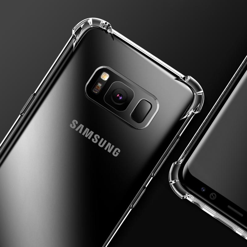 Толстый противоударный силиконовый чехол для телефона Samsung Galaxy S20 S21 S22 Ultra FE S10 S9 S8 Plus S7 Edge Note 20 10 9 8 задняя крышка