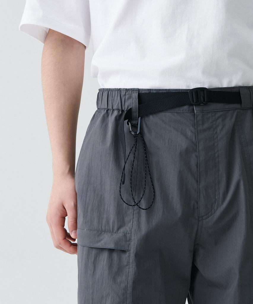 MUSINSA STANDARD [City Leisure] Cn Belted Utility Shorts [Grey]
