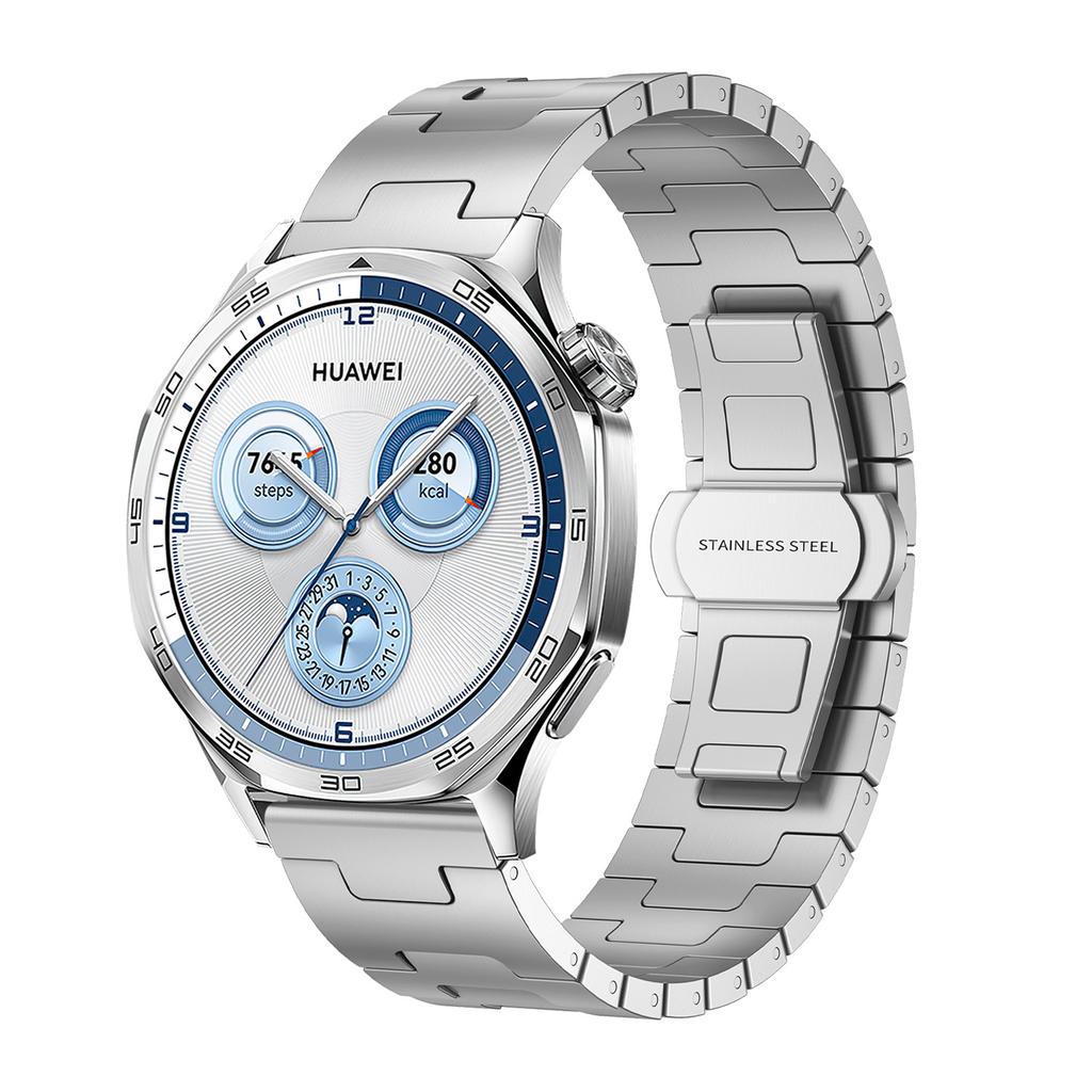 22 мм роскошный титановый ремешок для Samsung Galaxy Gear S3 STitanium сплав ремешок металлический браслет для Huawei GT5 5Pro 4 3 2e 46MM Correa