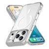 KEYSION Противоударный прозрачный чехол для MagSafe для iPhone 17 Pro Max Мягкий ТПУ+ПК Магнитная беспроводная зарядка Телефон Прозрачная накладка