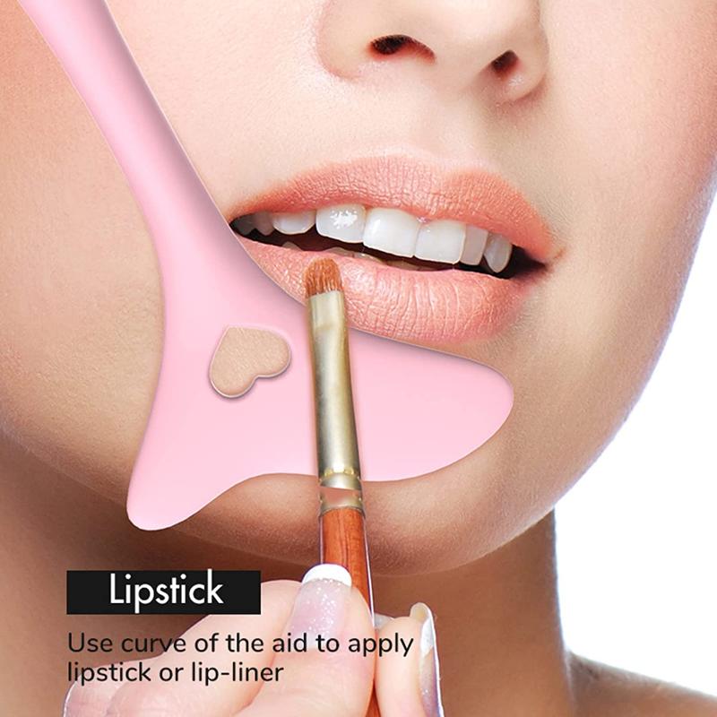 Silicone Eyeliner Stencils Wing Tips Marscara Drawing Lipstick Wearing Aid Face Cream Mask Applicator Makeup Tool Resusable