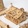 Cross-border New Viking Fishing Ground 3D Three-dimensional Puzzle Wooden Toys Children's Educational Assembled Toys DIY Creative
