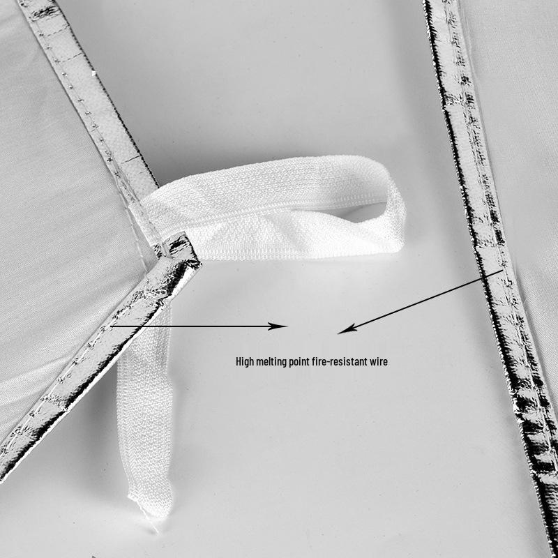 Custom Aluminum Foil Apron: Heat-Resistant, Flame-Retardant, Anti-Splash Clothing