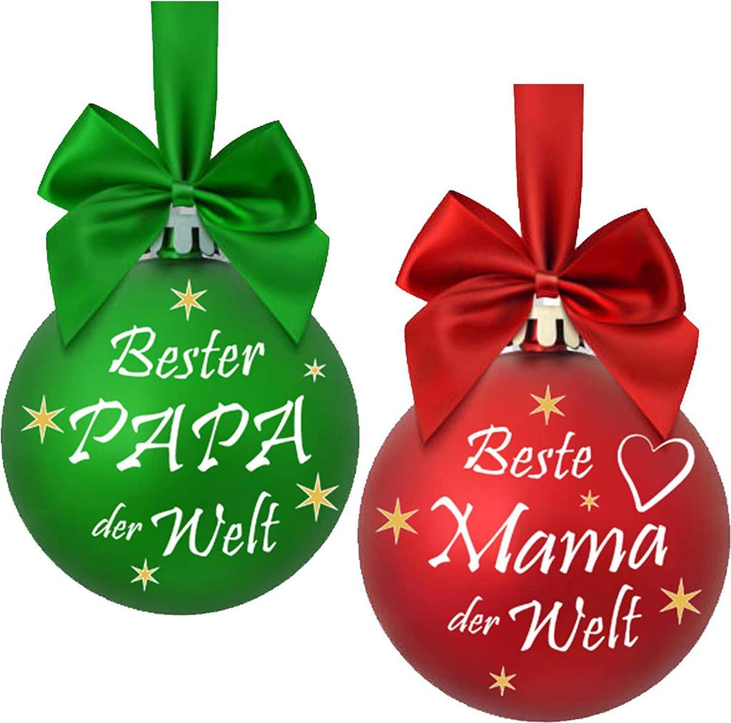 Шары для новогодней елки Zibei: Памяти дорогих бабушки и дедушки