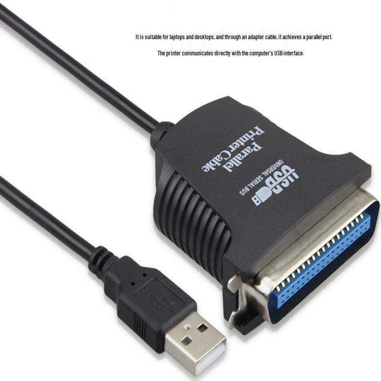 USB To Parallel Printer Cable CN36 Pin IEEE 1284 Adapter