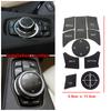 Для BMW 6 серии E63 E64 F12 F13 2007 2015 Автомобильный мультимедийный медиа CD Радио Меню Tel Map Кнопка переключения Ремкомплект наклейка
