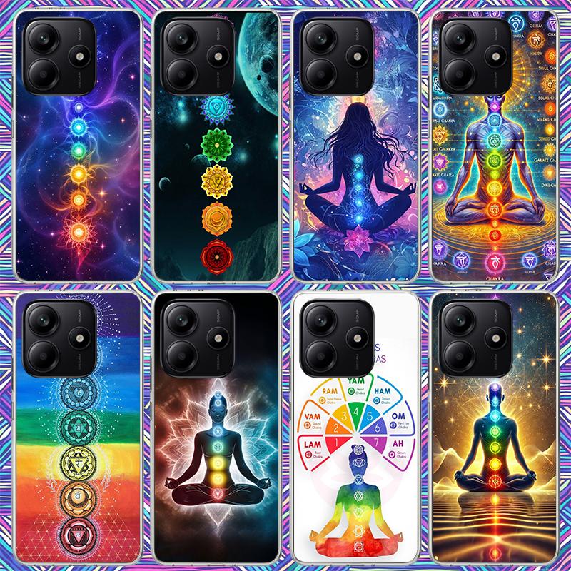 Yoga Chakra Spiritual Energy Universe Phone Case For Xiaomi Redmi Note 15 14 14S 13 12S 12 Pro Plus 11S 11 10S 10 4G Cover 11E 1