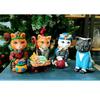 Unique Cat Resin Sculptures Ornaments Feline Nativity Scene Collectible Figurines Home Indoor