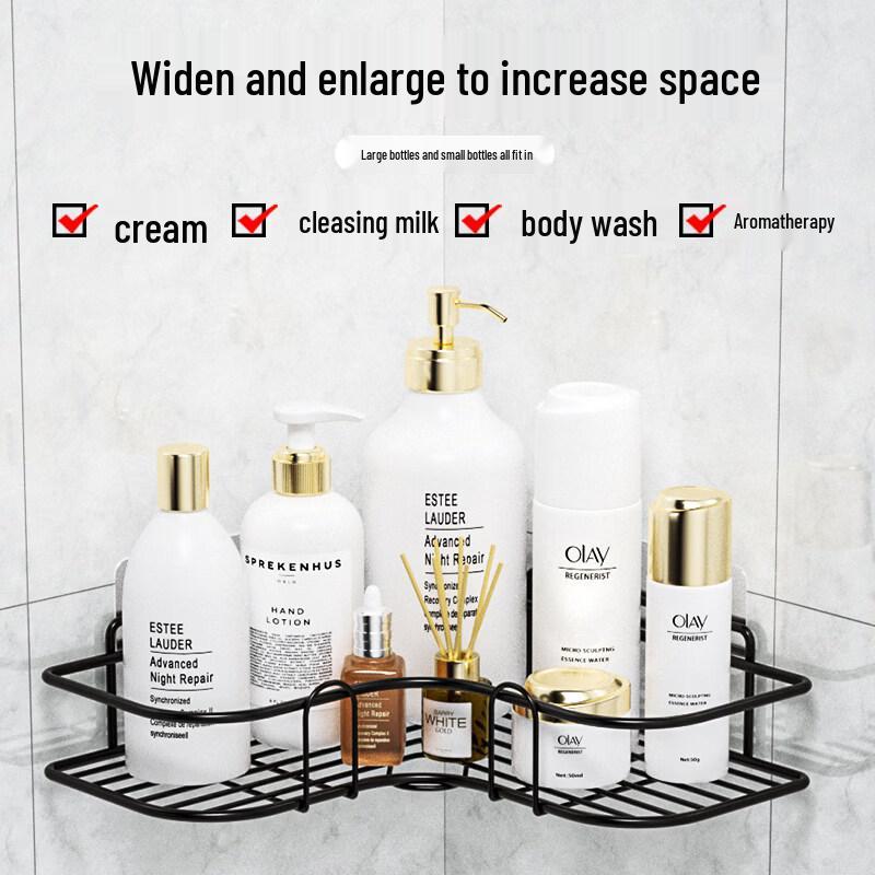 Угловая полка для ванной комнаты LIEI на присосках