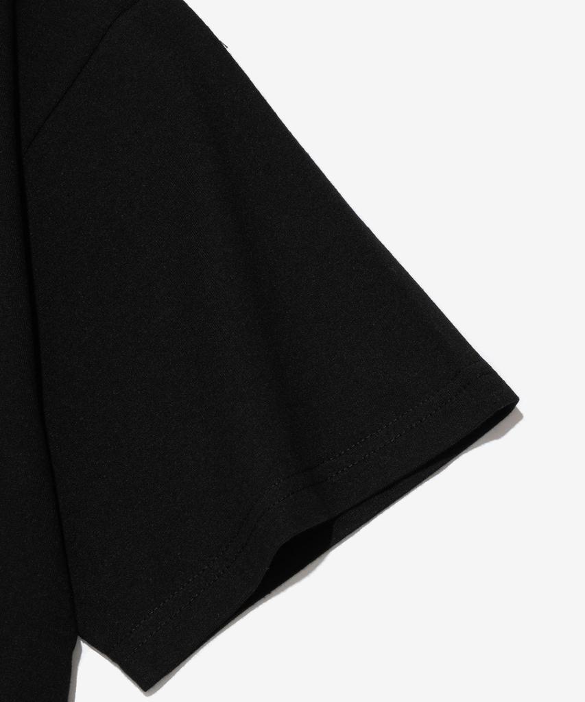 613SEOUL Crack Six Point Logo Short Sleeve T-Shirt (Black)