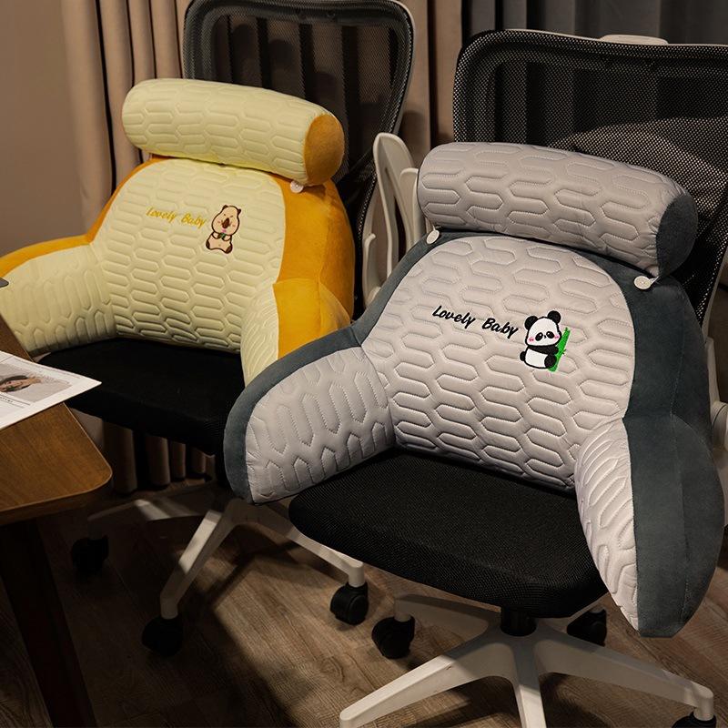 Универсальная подушка-спинка на четыре сезона, подушки для защиты поясницы, диванная подушка, удобные поясничные маты, подушка для чтения в кровати, домашнее украшение, 1 шт.