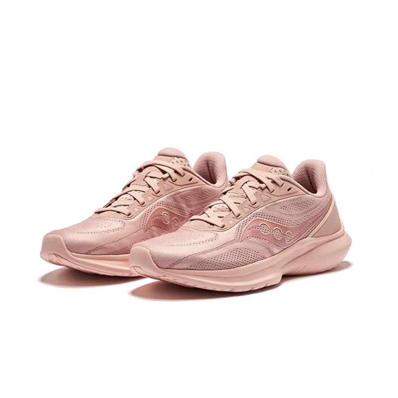 SAUCONY Kinvara ForHer Essence Амортизирующие Износостойкие Дышащие Отскок Низкие Кроссовки для Бега Женские Розовые Saucony S18169-4