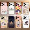 Игровой Милый Любовь И Глубокий Космос Чехол Для Телефона Для iPhone 17,16,15,14,13,12,11 Plus,Pro Max,SE4 Мягкий Силиконовый Черный Чехол