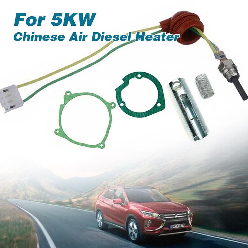 5 шт. воздушный дизельный обогреватель 12 В керамическая свеча накаливания горелка прокладка вентилятора сетчатый фильтр для китайского воздушного дизельного обогревателя 5 кВт автомобиль грузовик фургон