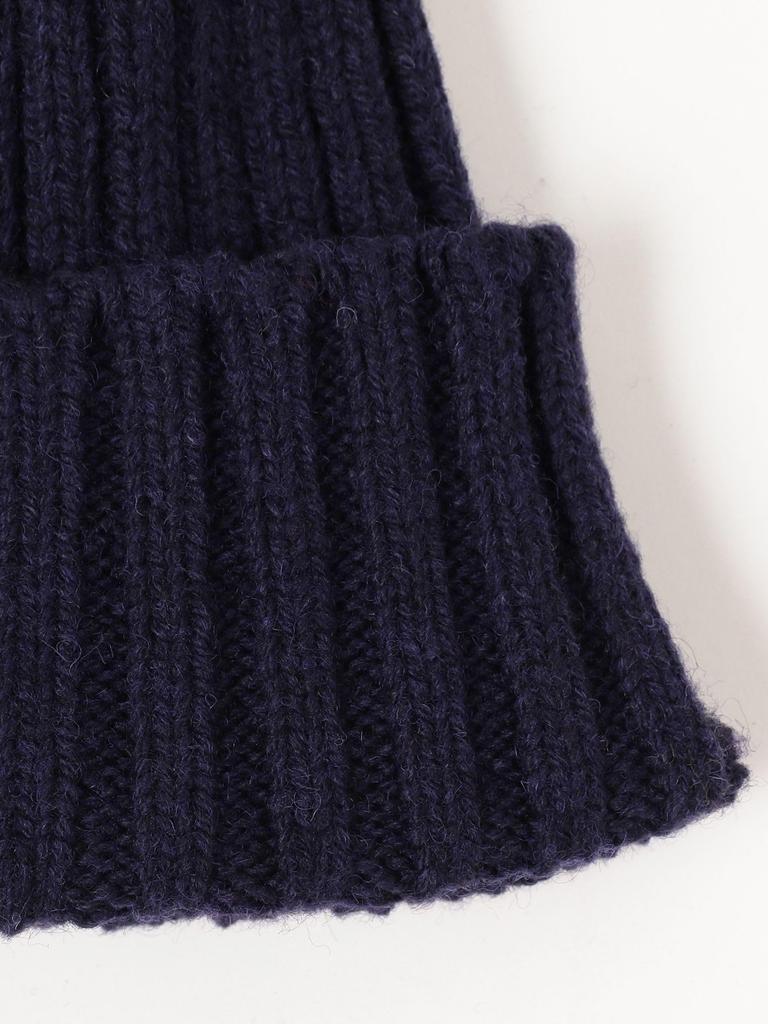 [BEAMS PLUS] Шерстяная шапка-бини для мужчин, темно-синий - 38410023247