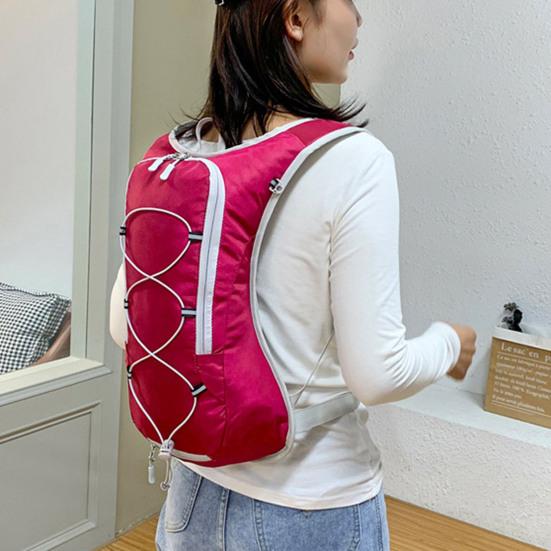 Hydration Pack Backpack Outdoor Sports Camping Water Backpack Large Capacity Nylon Bag for Hiking Cycling Running Biking