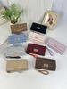 Women's Frosted Leather Tri-fold Clutch Wallet with Multi-card Slots