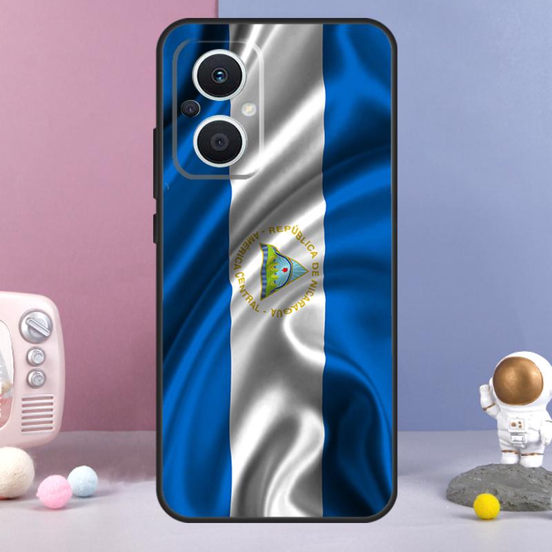 Чехол-футляр с флагом Никарагуа для OPPO Reno 8 Lite 11F 12F 13F 14F 10 11 12 13 14 Pro OPPO Find X9 X5 X6 X8 Pro