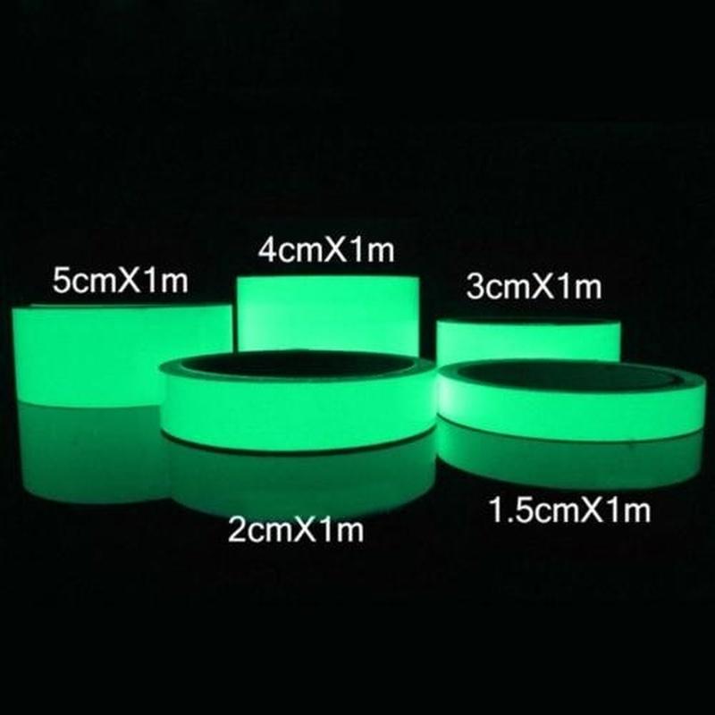 Luminous Tape Fluorescent Self-adhesive Glow In The Dark Night Safety Stage Home Decoration