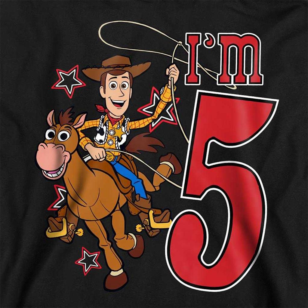 Toy Story Childrens/Kids I'm 5 Woody Birthday Hoodie