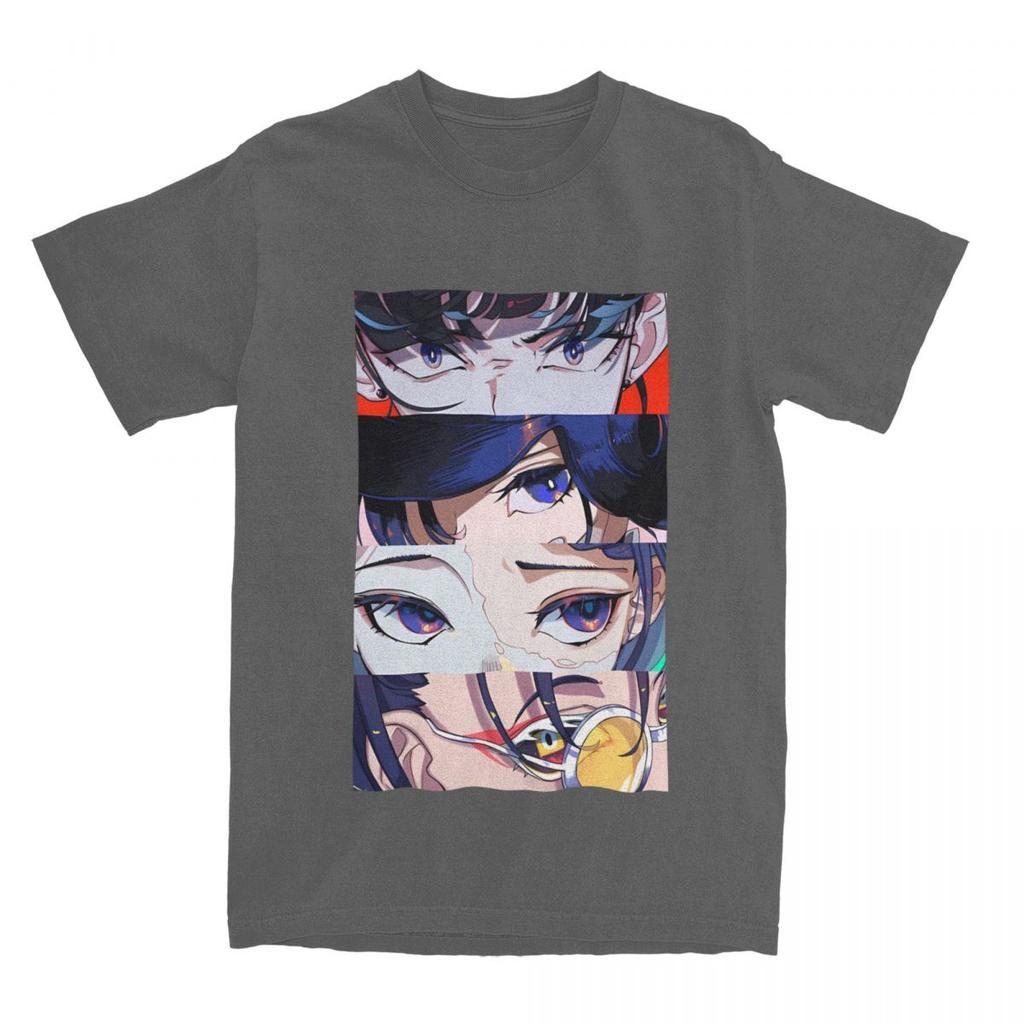 Men's Hip-hop Ado Singer T-Shirts Kyogen Album Merch 100 Cotton Tops Short Sleeves T Shirt Crew Neck Harajuku Custom Logo Tshirt