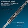 VAORLO Оригинальные проводные наушники 9D HIFI с мощными басами и микрофоном для спорта, игр и музыки