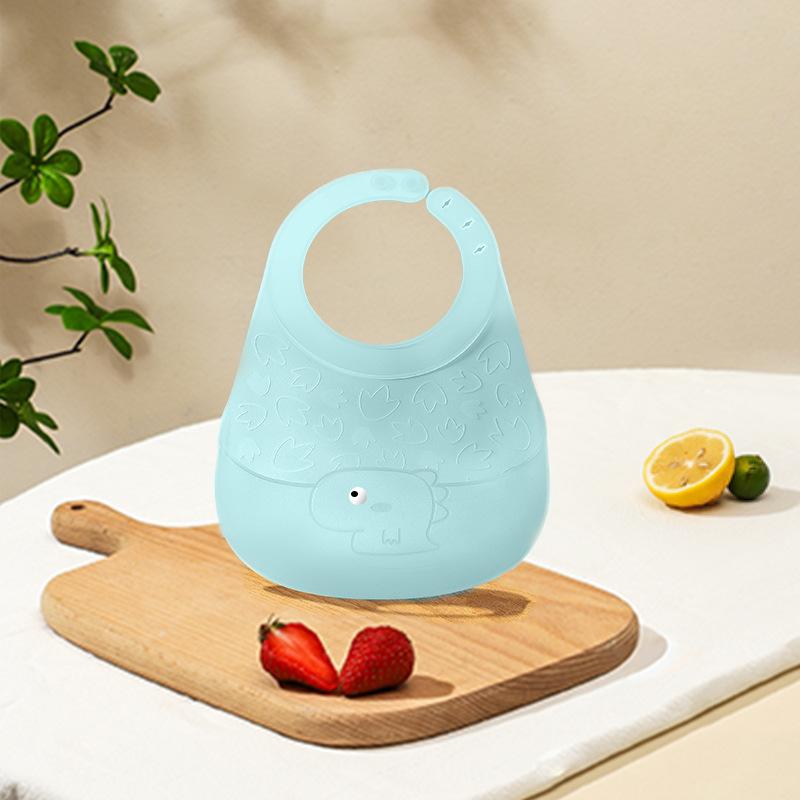 Легкие детские нагрудники Mom&Pea, силиконовые, не содержат бисфенола А, синий, розовый, зеленый, YQ0103