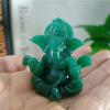 Статуя Лорда Ганеши Будды Скульптуры Слонобога Фигурки Ганеши Искусственный Нефритовый Камень Домашний Сад Декорация Будды Статуи