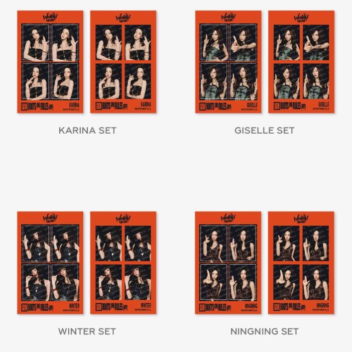 Предзаказ 2026 SM Artist Season's Greetings aespa Набор из 4 фотографий