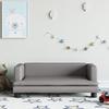 Children's Sofa Grey 80x45x30 Cm Faux Leather