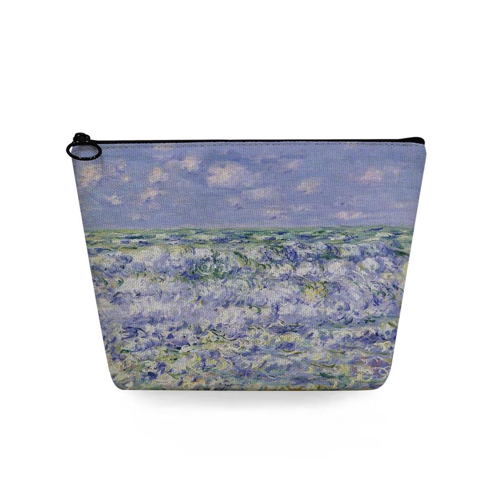 Женская косметичка с принтом масляной живописи для организации туалетных принадлежностей, дорожный органайзер для хранения, 6861