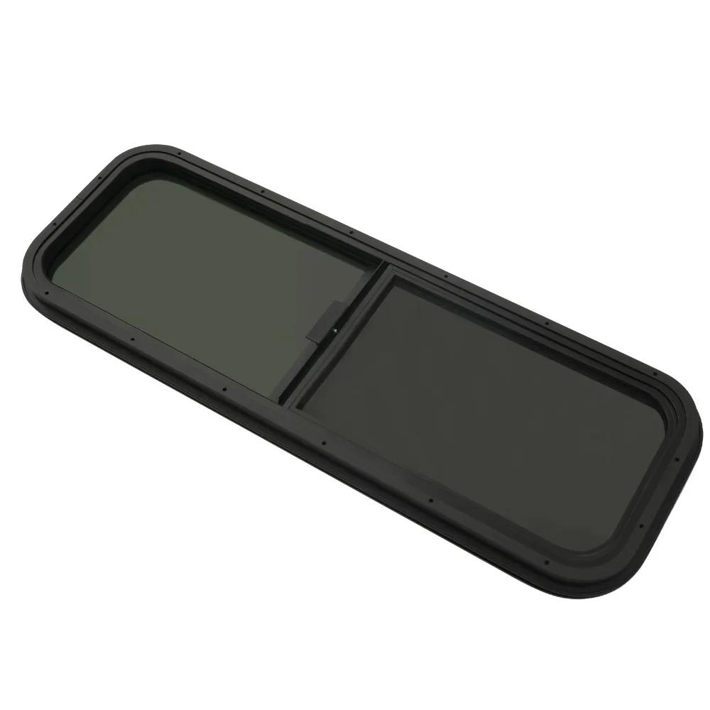 Универсальное окно для RV 42" Ш x 12" В, Горизонтальное раздвижное стекло «капля» | Стеклянное окно для RV | Замена окна для RV Окно для прицепа