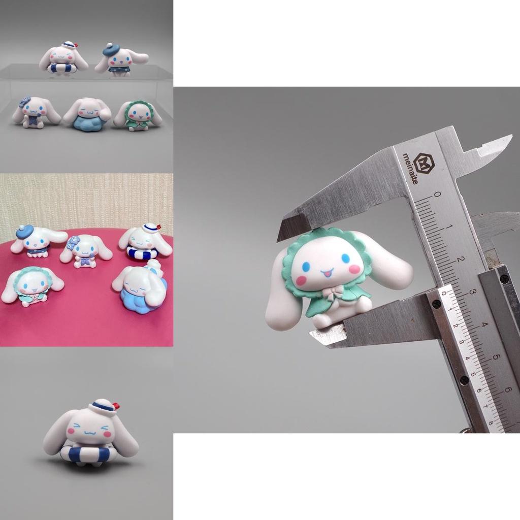 Милая фигурка Cinnamoroll Sanrio, игрушка-надувной круг, игровой набор для DIY украшения торта