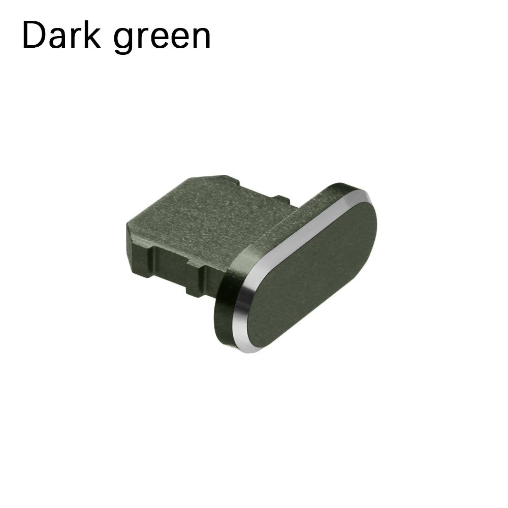 Aluminium Alloy Dustproof Cover Anti Dust Plug Metal Stopper Charging Port Cap Charger Dock