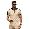 Men's Benbu Multi-color Slim-fit Plaid Short-sleeved Button-down Shirt