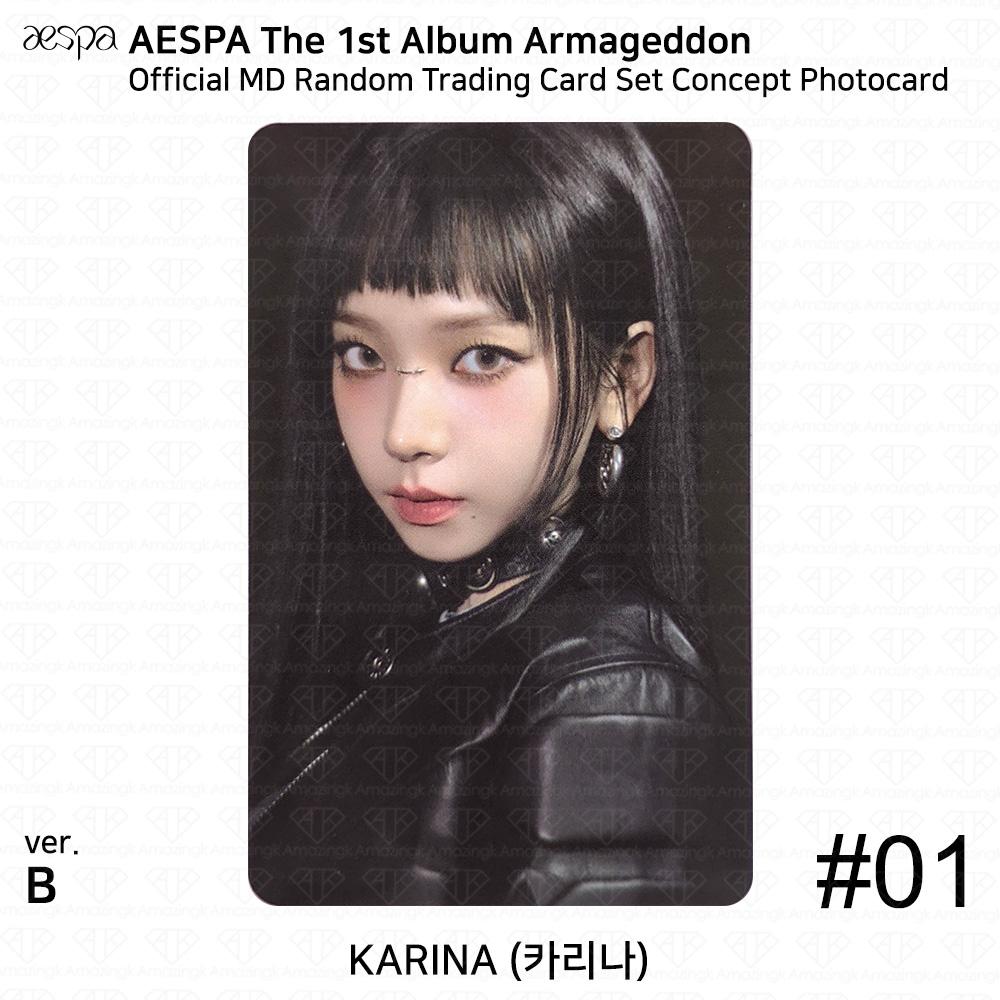 Aespa Armageddon POP UP MD Случайная коллекционная карточка