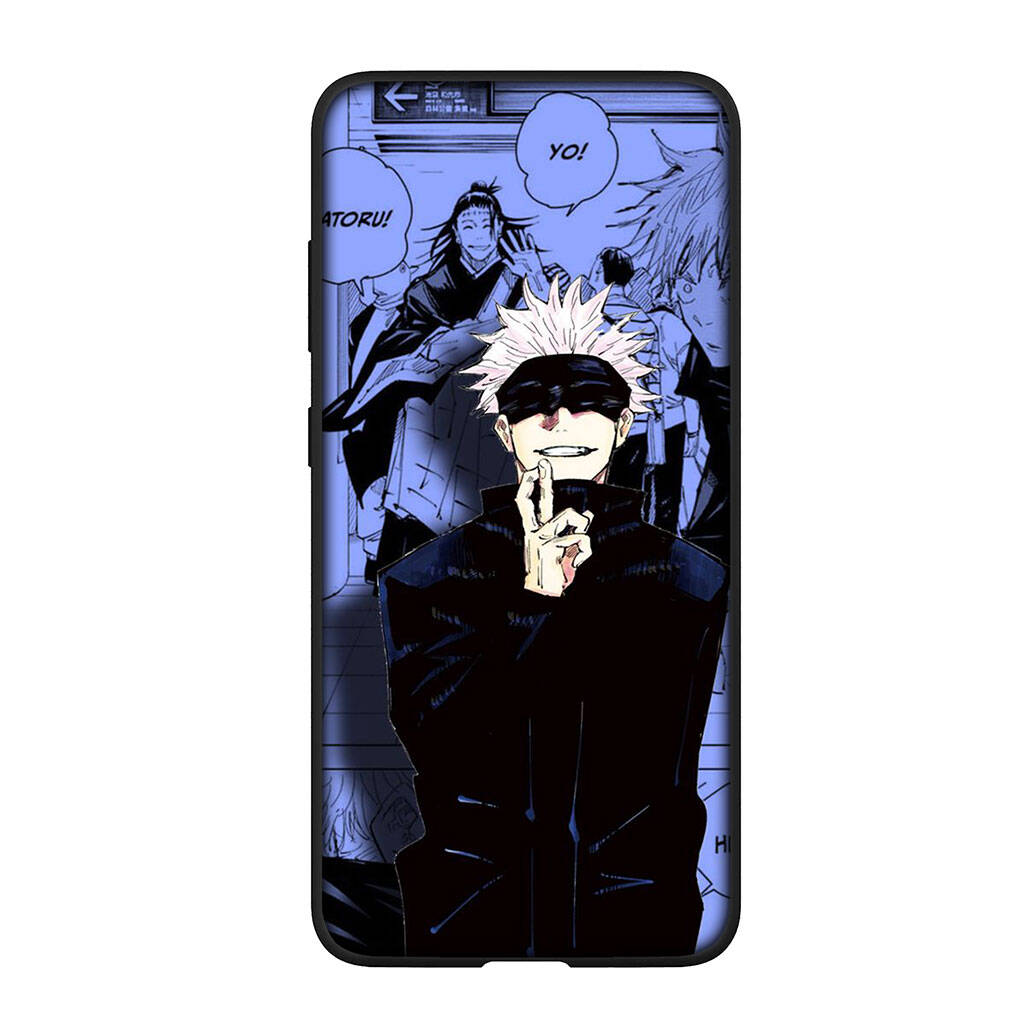 Для iPhone 17 16 15 Xiaomi Poco F7 F8 X7 C85 C75 C71 M8 Redmi Note 14 13 12 11 Pro Max 14C 13C 15C A3 A4 Чехол для телефона Jujutsu Kaisen Годзё Сатору