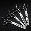 Professional 440C Left Handed 6 '' 6 14 30 Teeth Hair Scissors Haircut Thinning Barber Cutting Shears Hairdresser Scissors