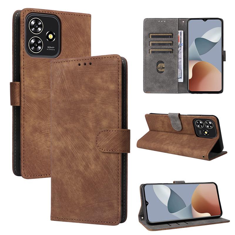 Чехол-книжка совместима с ZTE Blade A73 4G/V50 Smart/Axon 50 Lite/Blade V50 Desig 4G PU Leather [Блокировка RFID]